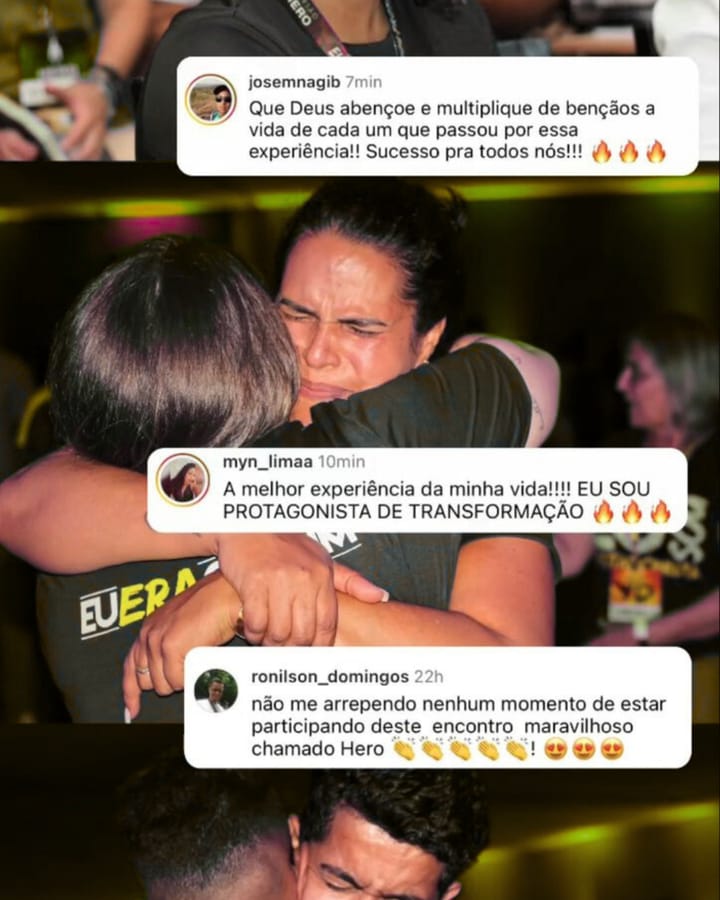 Depoimentos de alunos